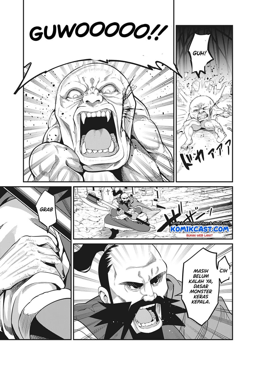 Halaman 8 dari Tsuihou Sareta Tenshou Juu Kishi wa Game Chishiki de Musou Suru Chapter 6