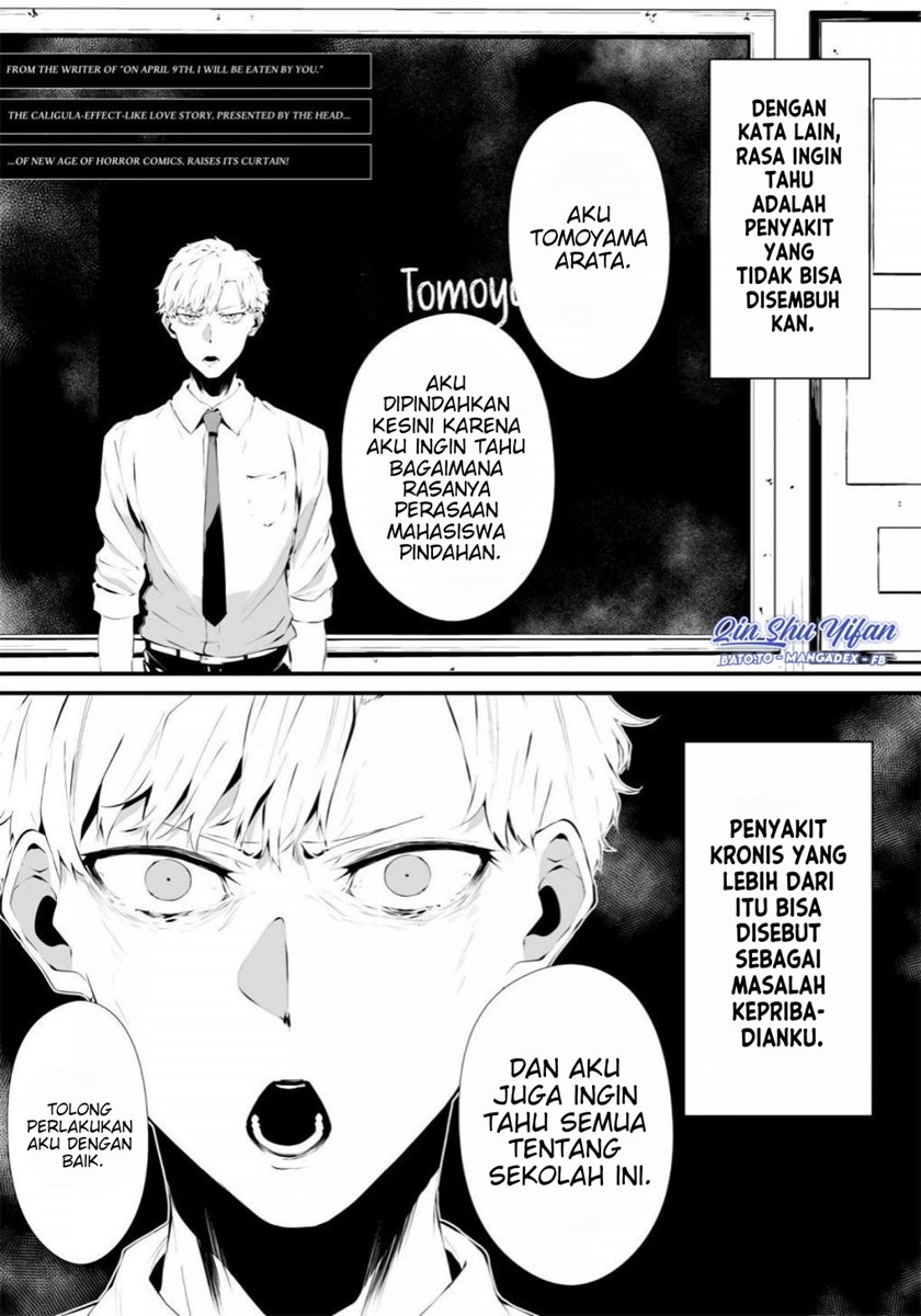 Halaman 2 dari Tsurenai Hodo Aokute Azatoi Kurai ni Akai Chapter 1