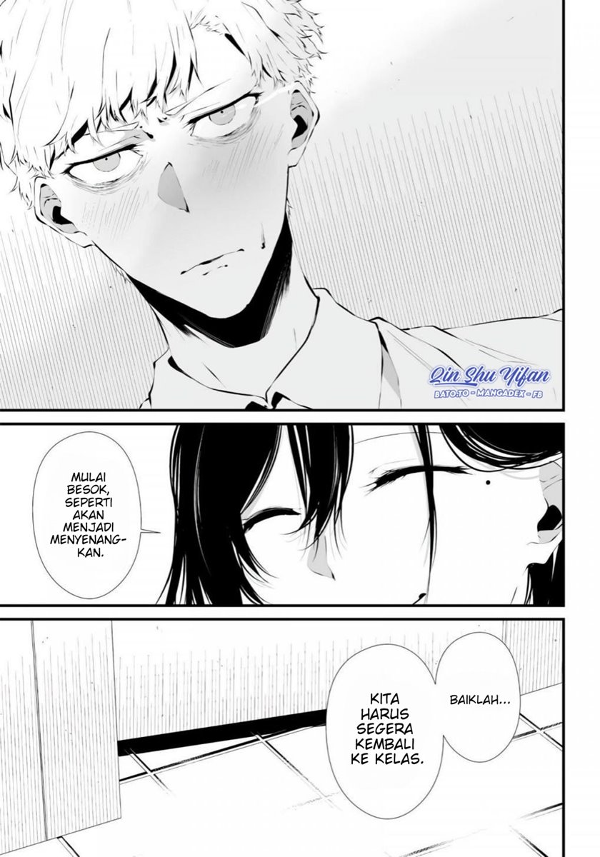 Halaman 43 dari Tsurenai Hodo Aokute Azatoi Kurai ni Akai Chapter 1