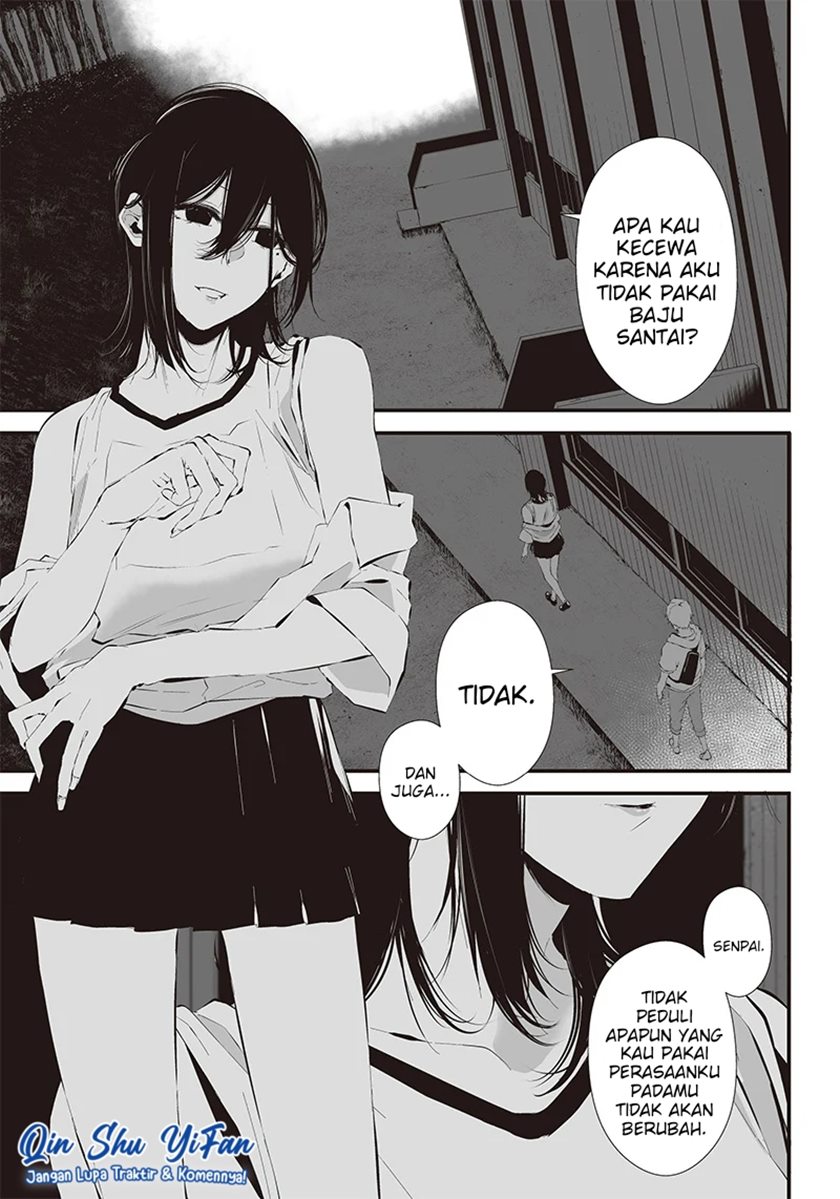 Halaman 4 dari Tsurenai Hodo Aokute Azatoi Kurai ni Akai Chapter 13