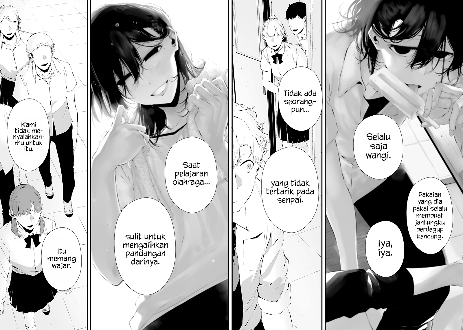 Halaman 12 dari Tsurenai Hodo Aokute Azatoi Kurai ni Akai Chapter 14