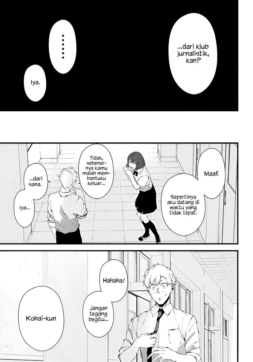 Halaman 9 dari Tsurenai Hodo Aokute Azatoi Kurai ni Akai Chapter 14