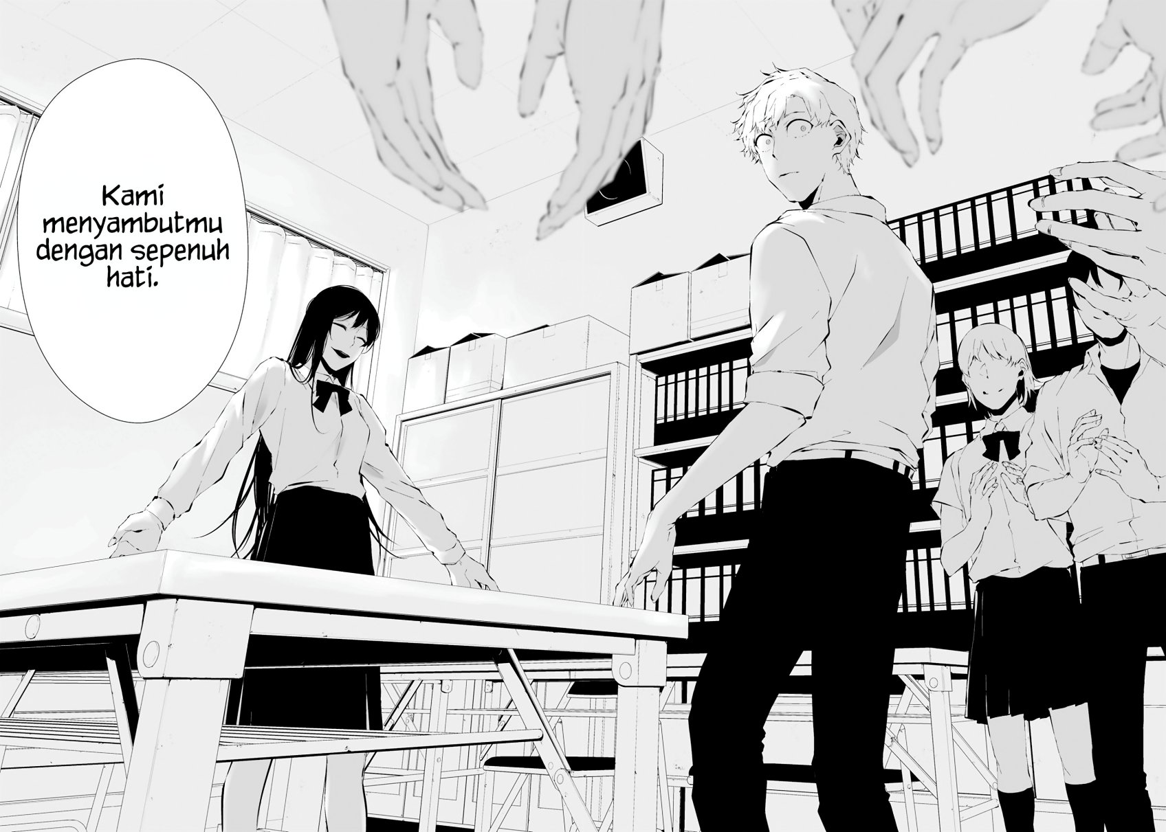 Halaman 2 dari Tsurenai Hodo Aokute Azatoi Kurai ni Akai Chapter 15