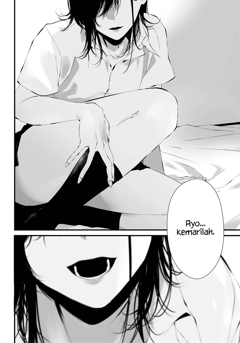 Halaman 2 dari Tsurenai Hodo Aokute Azatoi Kurai ni Akai Chapter 17