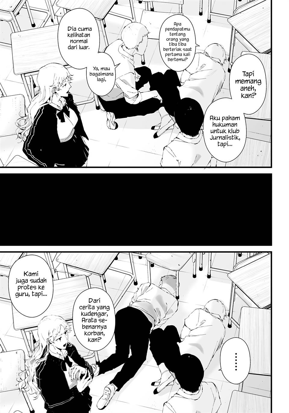 Halaman 5 dari Tsurenai Hodo Aokute Azatoi Kurai ni Akai Chapter 17