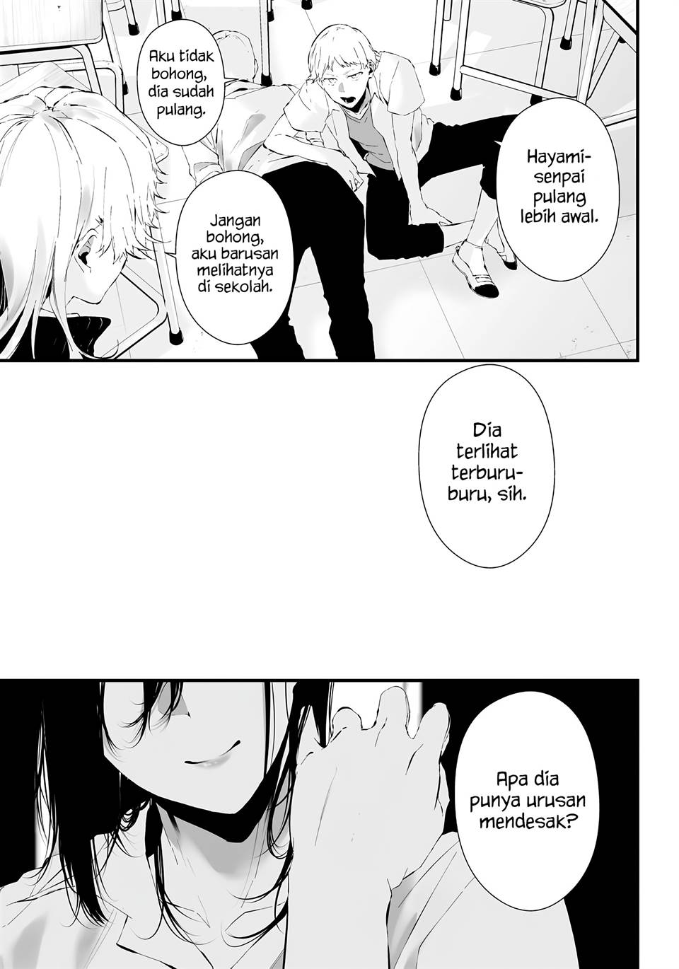 Halaman 7 dari Tsurenai Hodo Aokute Azatoi Kurai ni Akai Chapter 17