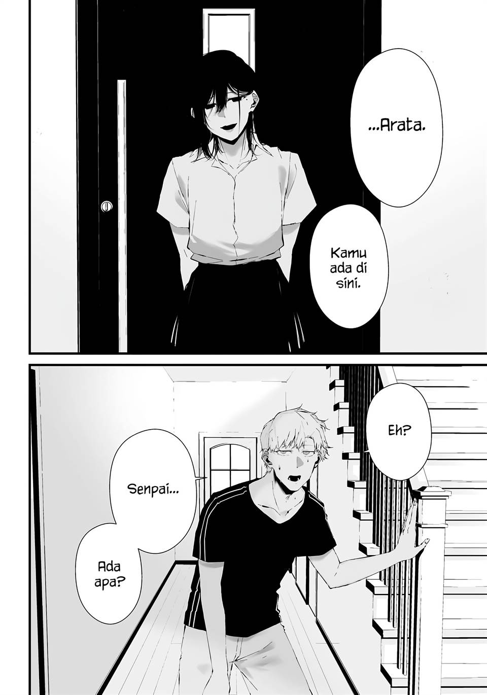 Halaman 8 dari Tsurenai Hodo Aokute Azatoi Kurai ni Akai Chapter 17