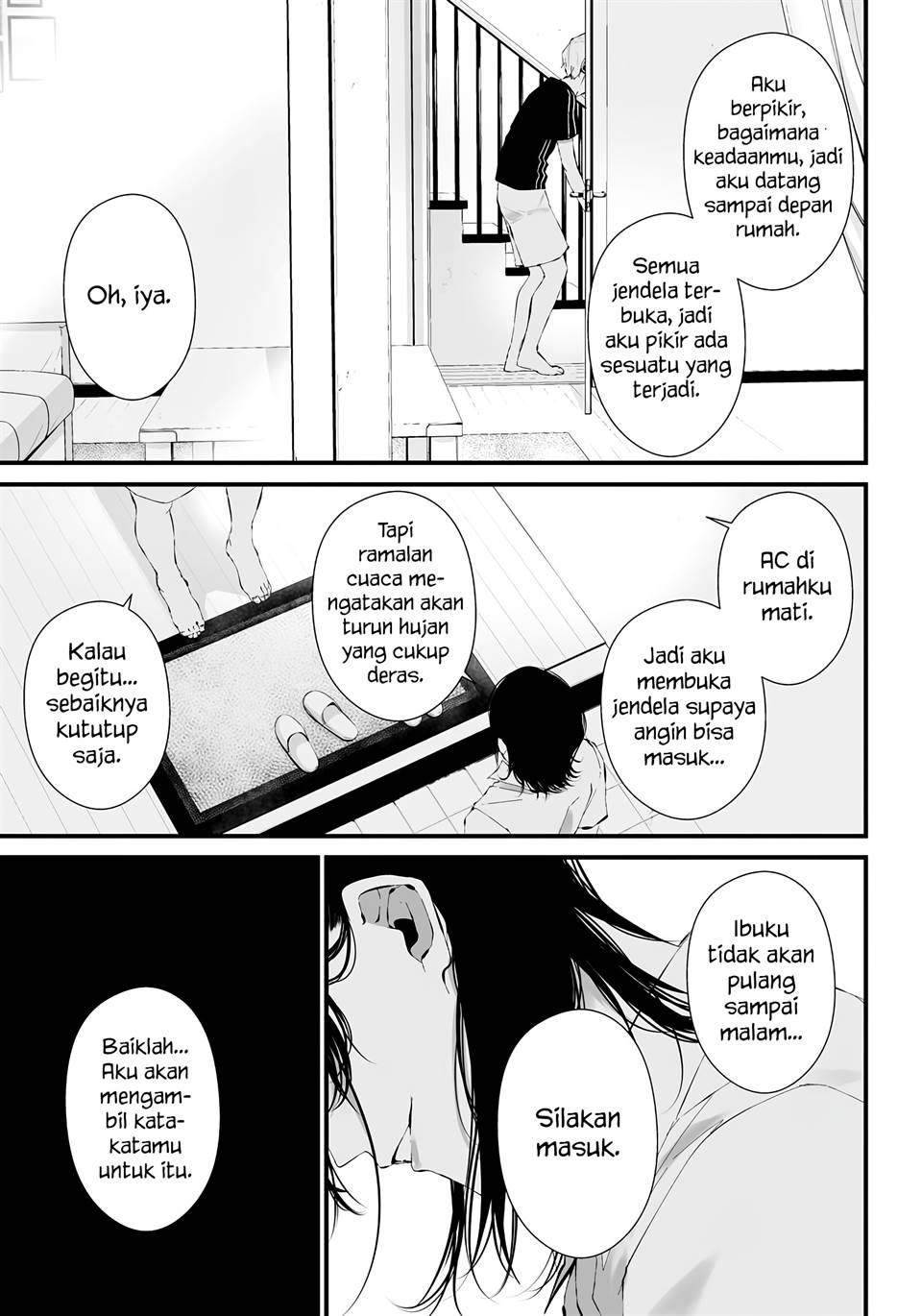 Halaman 9 dari Tsurenai Hodo Aokute Azatoi Kurai ni Akai Chapter 17