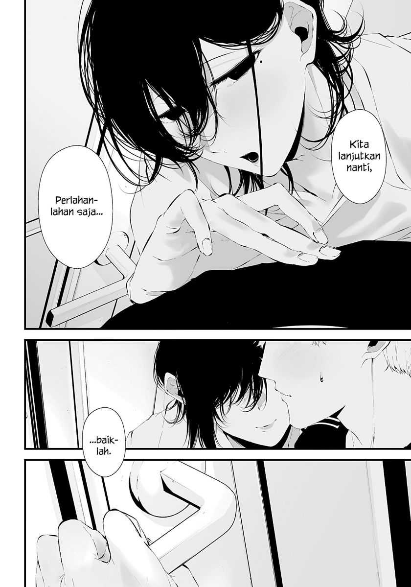 Halaman 4 dari Tsurenai Hodo Aokute Azatoi Kurai ni Akai Chapter 19