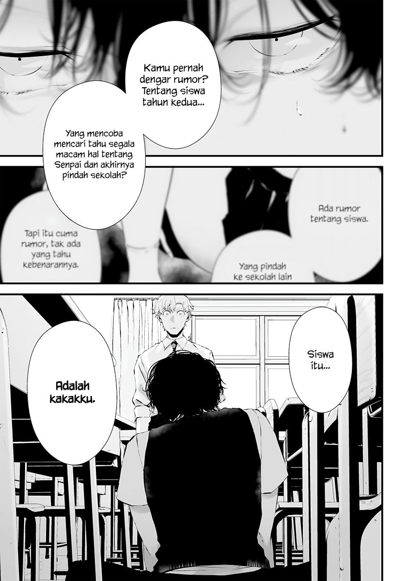 Halaman 9 dari Tsurenai Hodo Aokute Azatoi Kurai ni Akai Chapter 20
