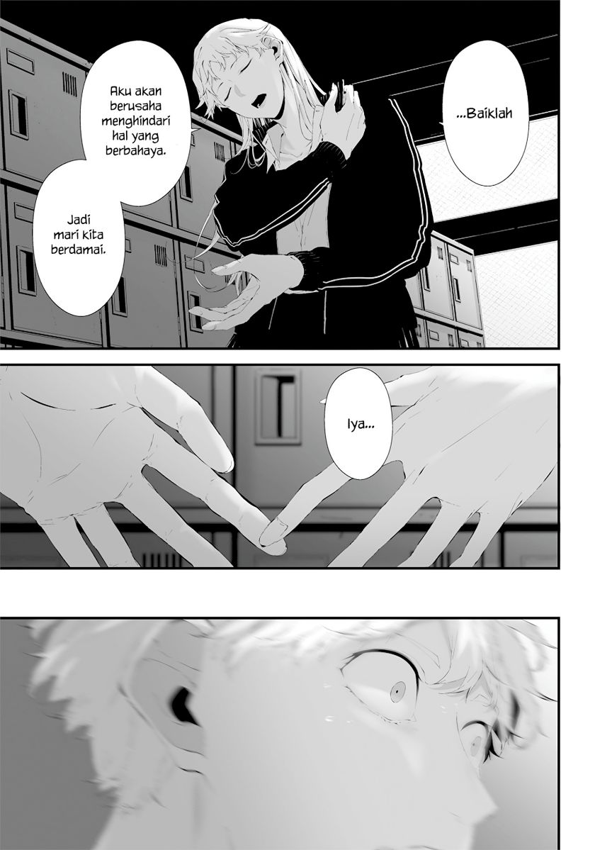 Halaman 11 dari Tsurenai Hodo Aokute Azatoi Kurai ni Akai Chapter 23.5