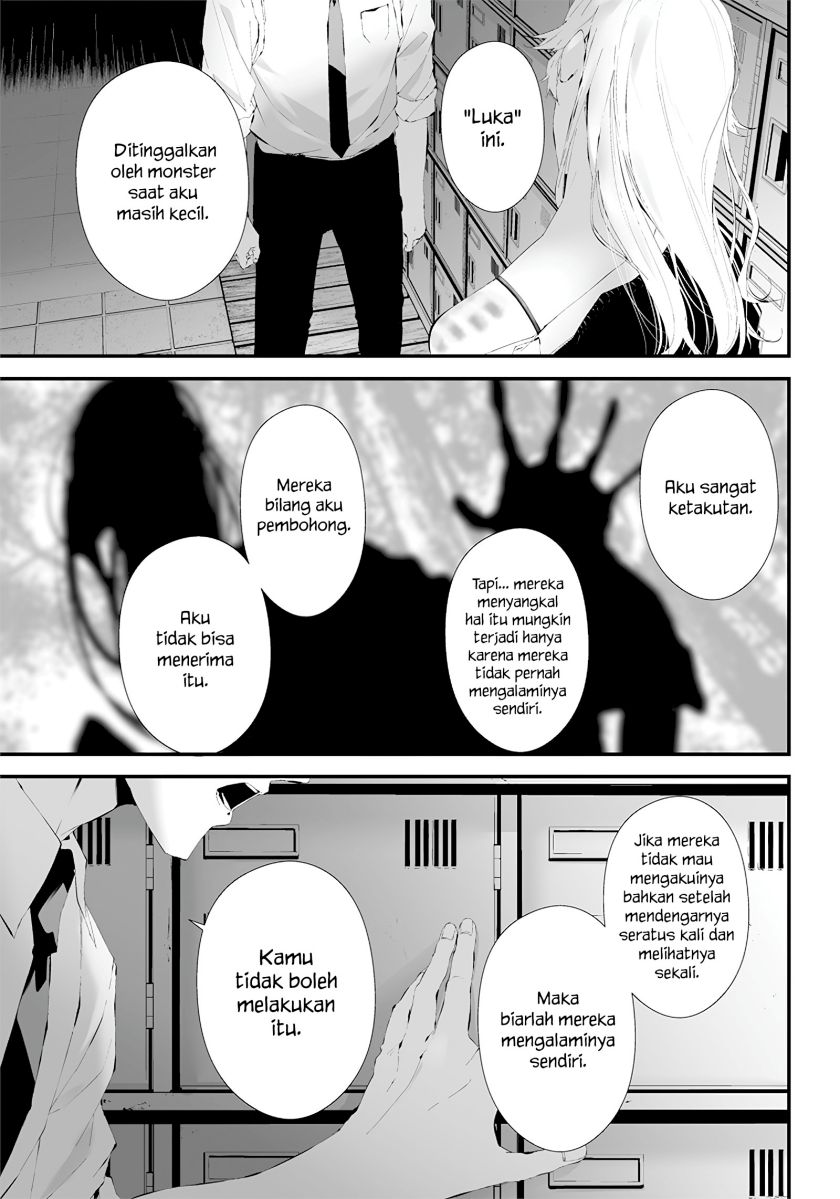 Halaman 9 dari Tsurenai Hodo Aokute Azatoi Kurai ni Akai Chapter 23.5
