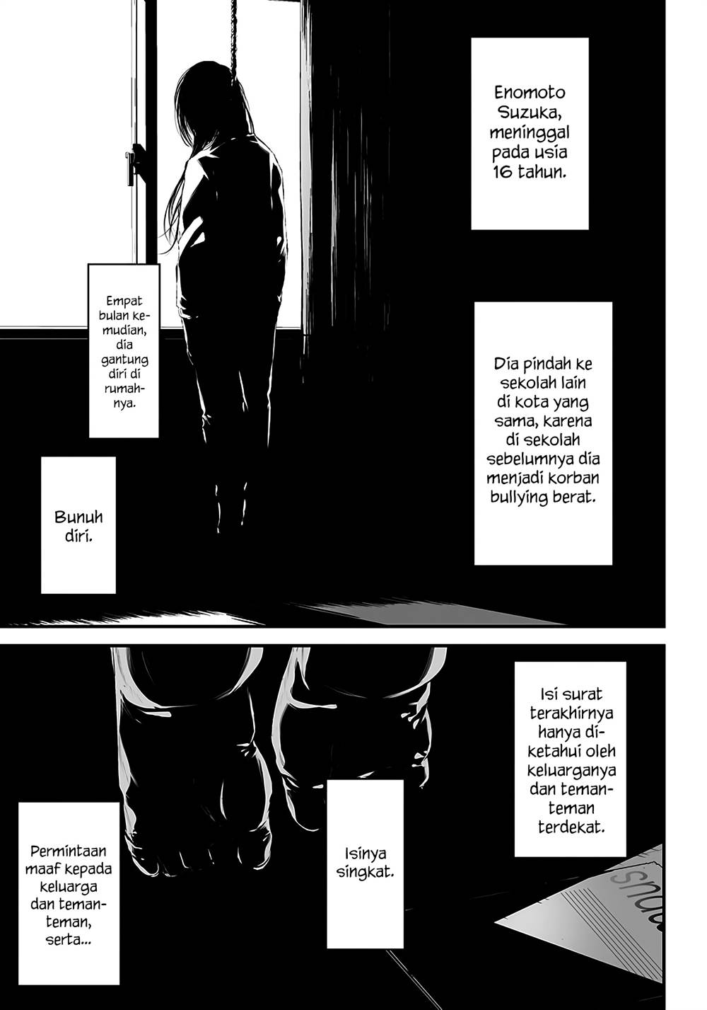 Halaman 1 dari Tsurenai Hodo Aokute Azatoi Kurai ni Akai Chapter 23