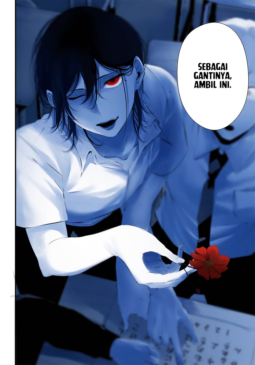 Halaman 12 dari Tsurenai Hodo Aokute Azatoi Kurai ni Akai Chapter 23