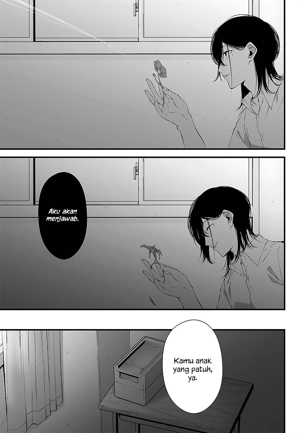 Halaman 13 dari Tsurenai Hodo Aokute Azatoi Kurai ni Akai Chapter 23