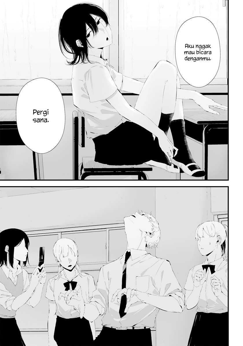 Halaman 1 dari Tsurenai Hodo Aokute Azatoi Kurai ni Akai Chapter 24