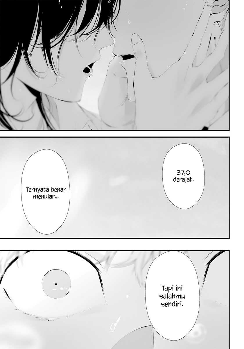 Halaman 17 dari Tsurenai Hodo Aokute Azatoi Kurai ni Akai Chapter 24