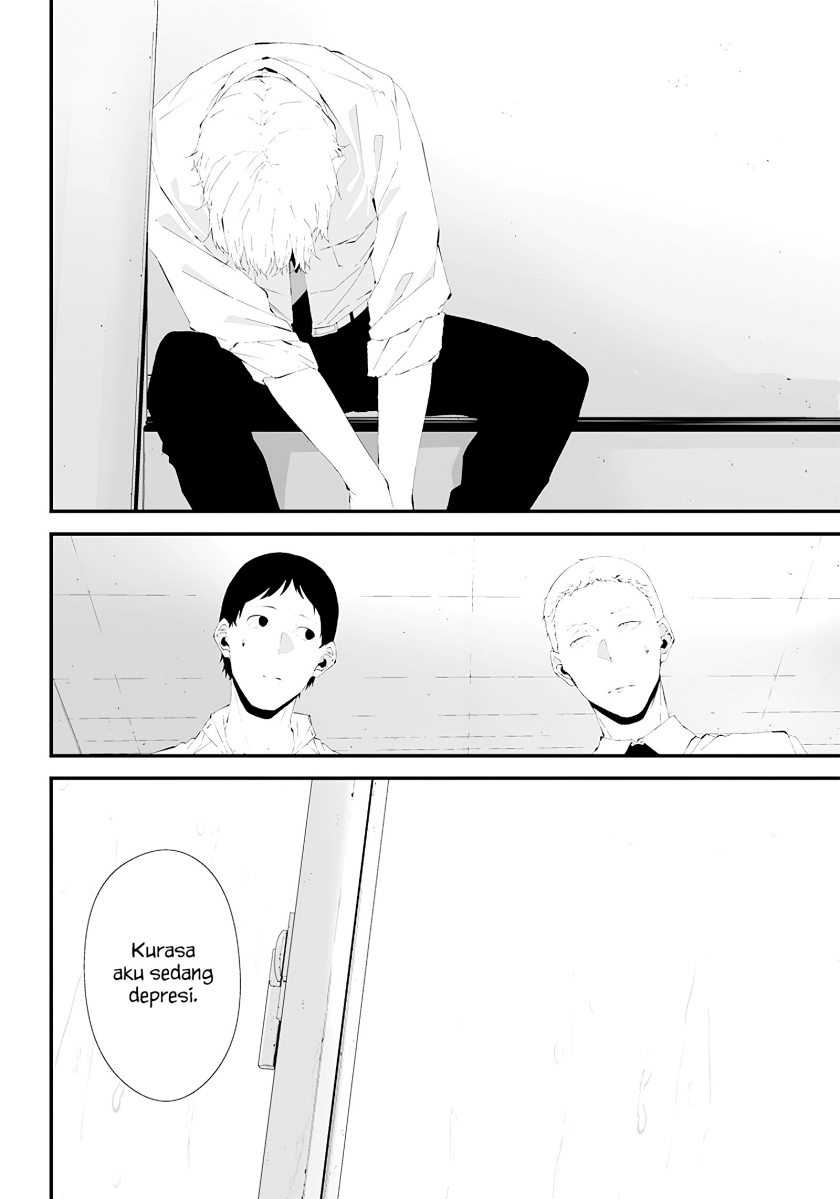 Halaman 2 dari Tsurenai Hodo Aokute Azatoi Kurai ni Akai Chapter 24