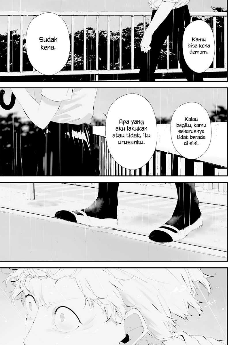 Halaman 9 dari Tsurenai Hodo Aokute Azatoi Kurai ni Akai Chapter 24