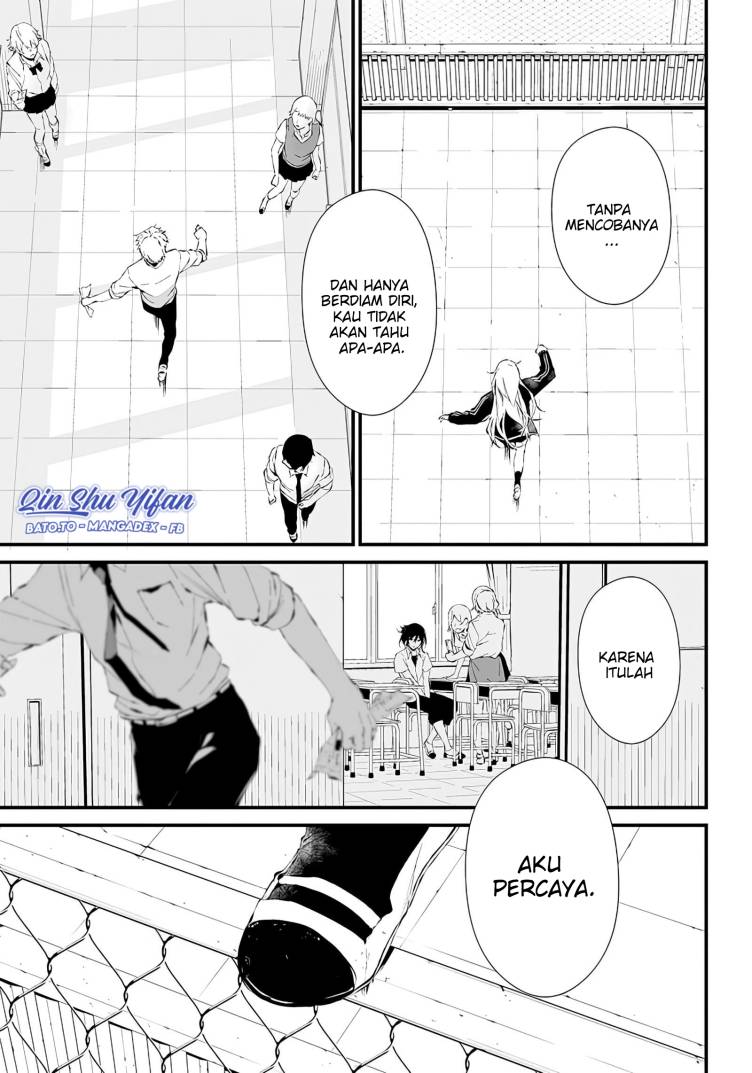 Halaman 12 dari Tsurenai Hodo Aokute Azatoi Kurai ni Akai Chapter 9