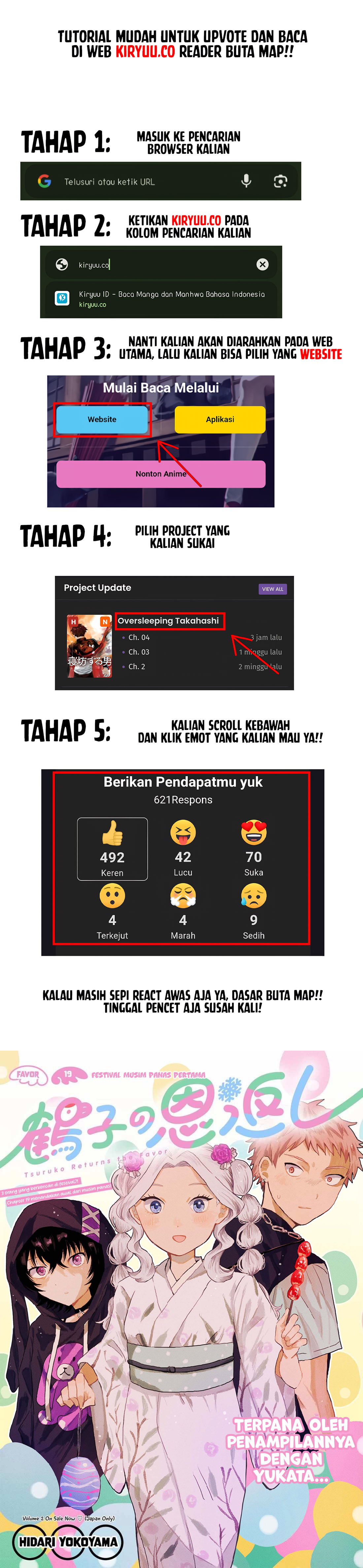 Halaman 3 dari Tsuruko no Ongaeshi Chapter 19