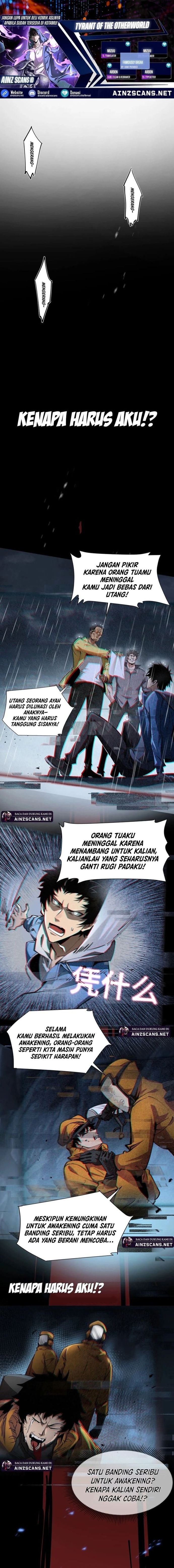 Tyrant of the Otherworld Prison: My Shadow Can Evolve Infinitely Chapter 1 – halaman 1