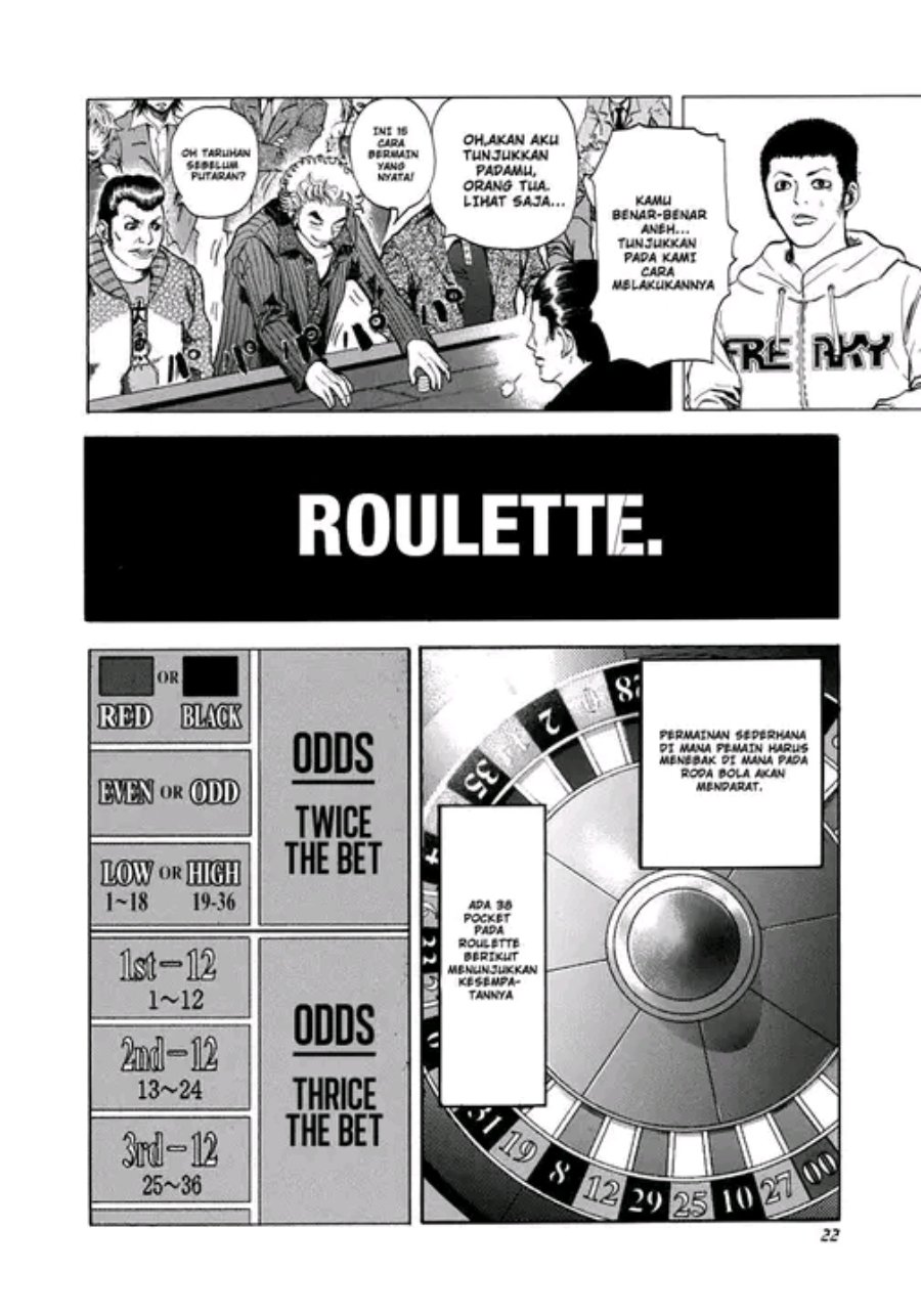 Halaman 18 dari Usogui Chapter 1