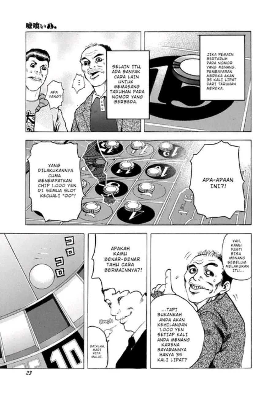 Halaman 19 dari Usogui Chapter 1