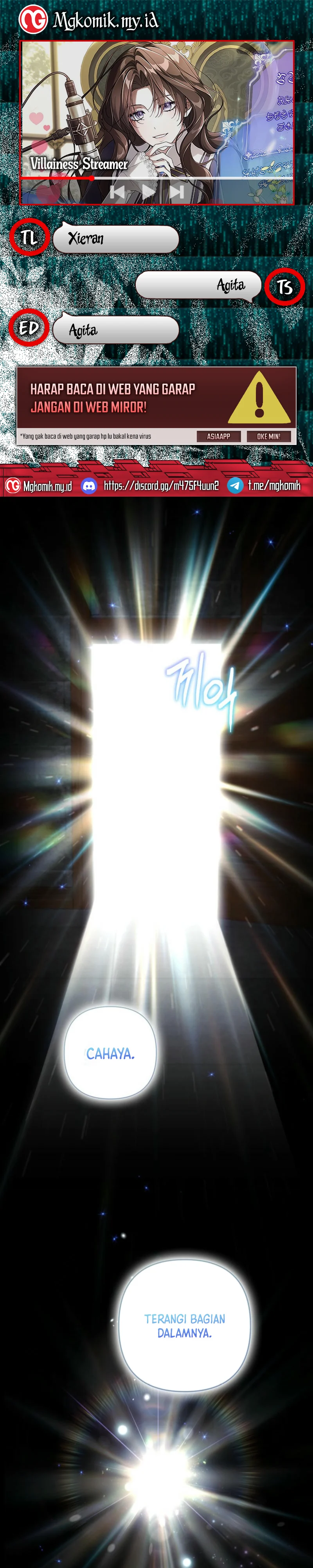 Halaman 1 dari Villainess Streamer Chapter 11