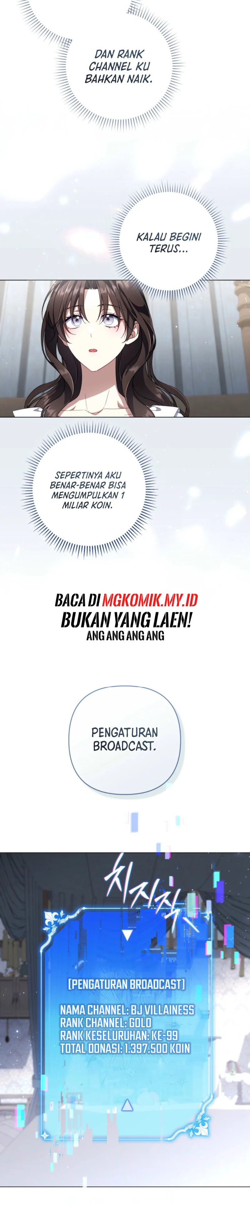 Halaman 16 dari Villainess Streamer Chapter 28