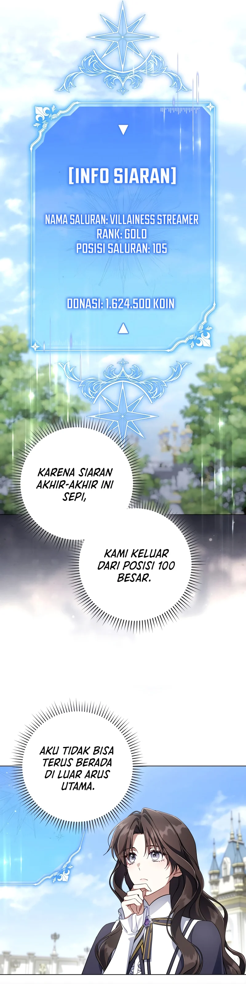 Halaman 34 dari Villainess Streamer Chapter 31