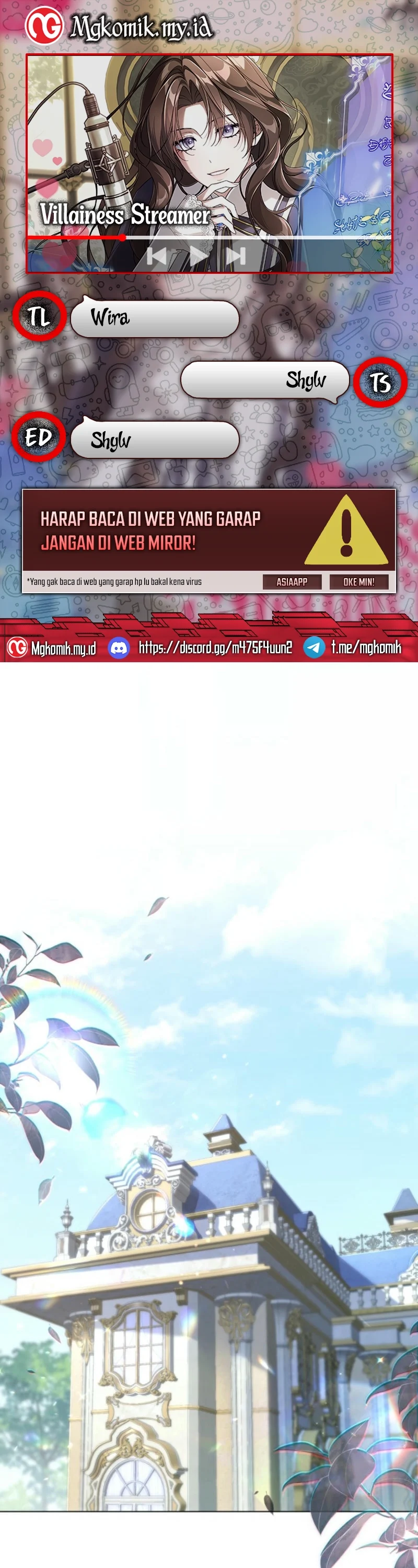 Halaman 1 dari Villainess Streamer Chapter 5