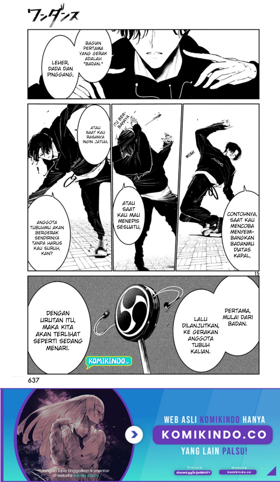 Halaman 16 dari WonDance Chapter 17.1