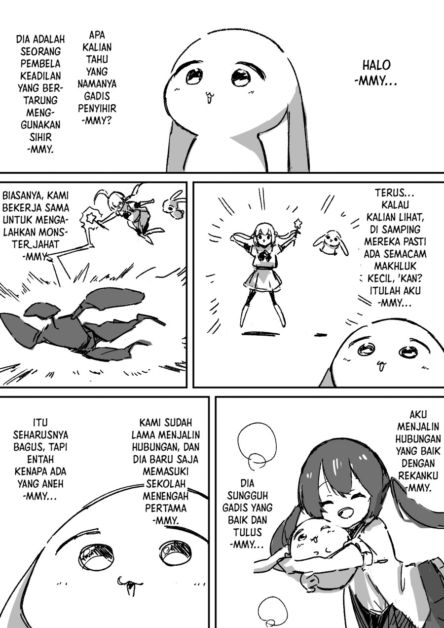 Halaman 2 dari Yande Kita Mahou Shoujo no Nichijou Chapter 1