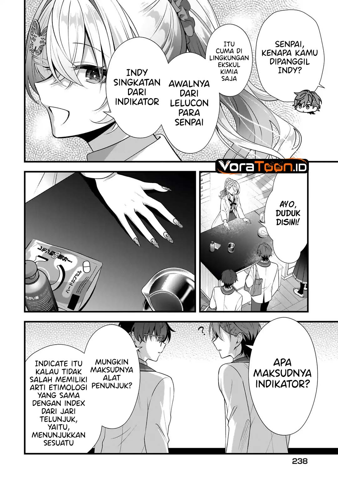 Halaman 11 dari Yotte, Hatsukoi wa Shoumei sareta. Delta to Gamma no Rigakubu Note Chapter 4
