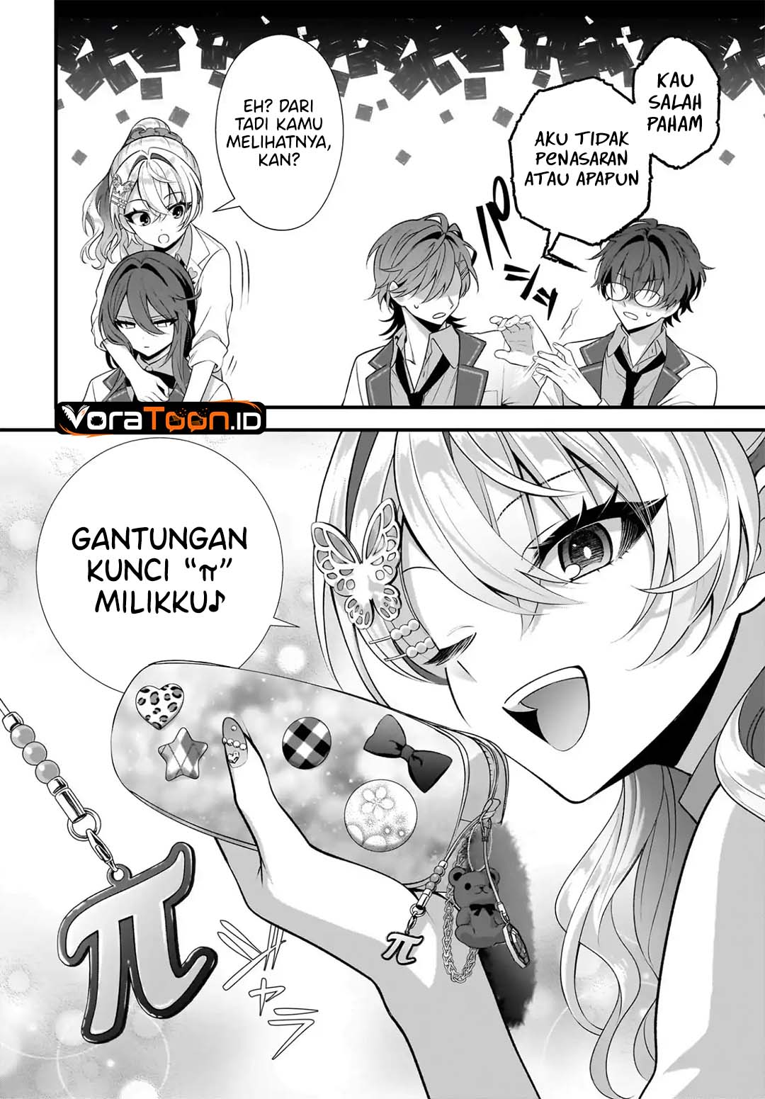 Halaman 31 dari Yotte, Hatsukoi wa Shoumei sareta. Delta to Gamma no Rigakubu Note Chapter 4