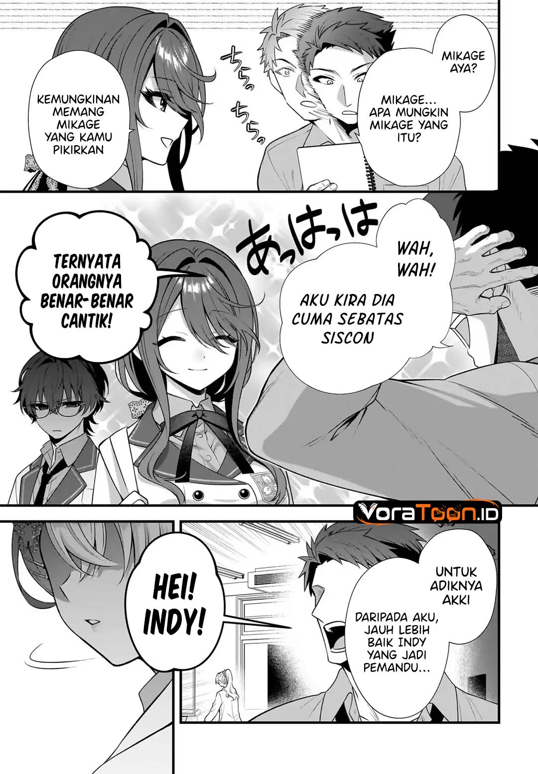 Halaman 6 dari Yotte, Hatsukoi wa Shoumei sareta. Delta to Gamma no Rigakubu Note Chapter 4