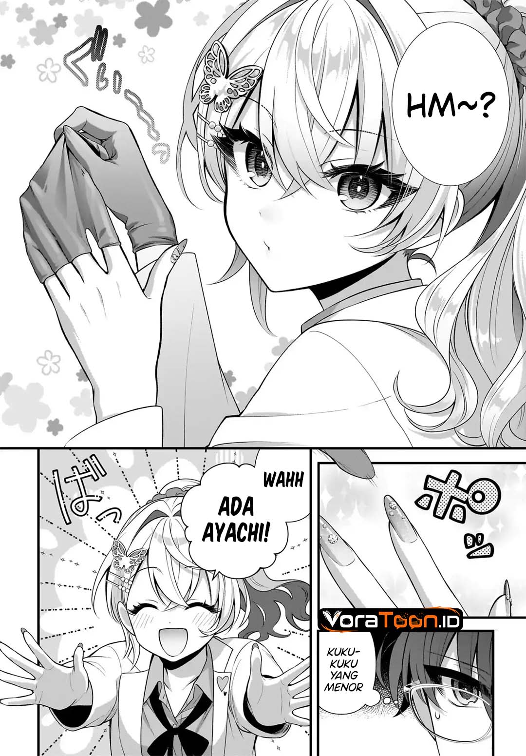 Halaman 7 dari Yotte, Hatsukoi wa Shoumei sareta. Delta to Gamma no Rigakubu Note Chapter 4
