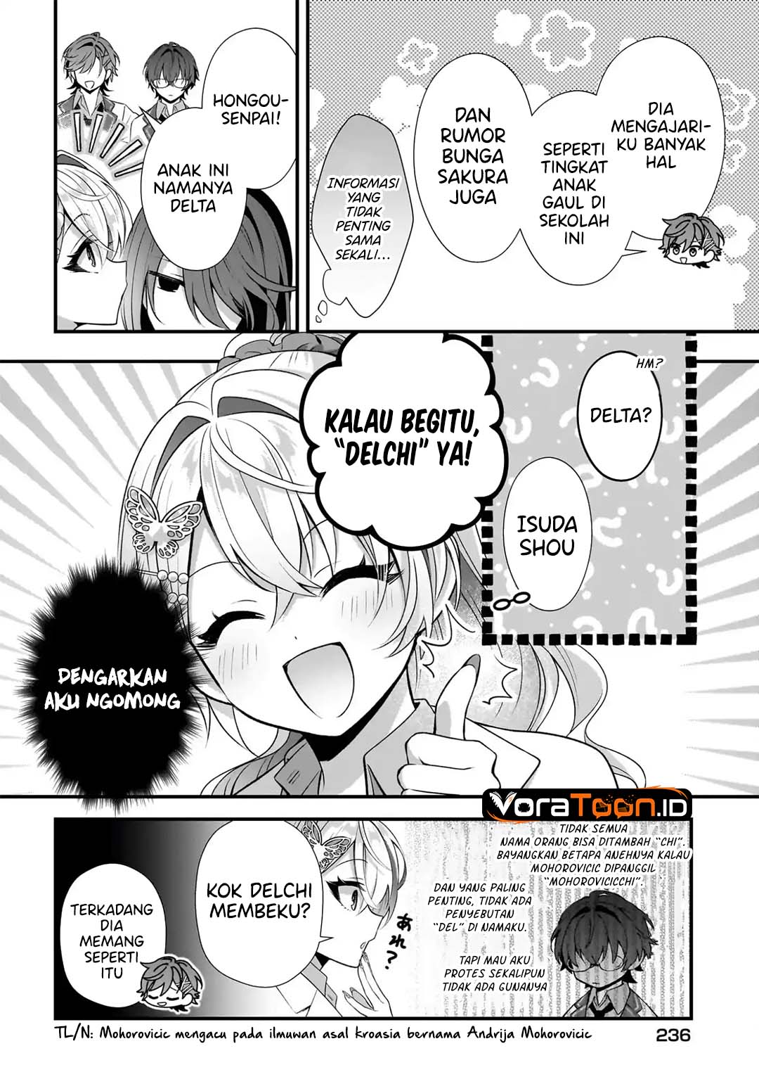 Halaman 9 dari Yotte, Hatsukoi wa Shoumei sareta. Delta to Gamma no Rigakubu Note Chapter 4
