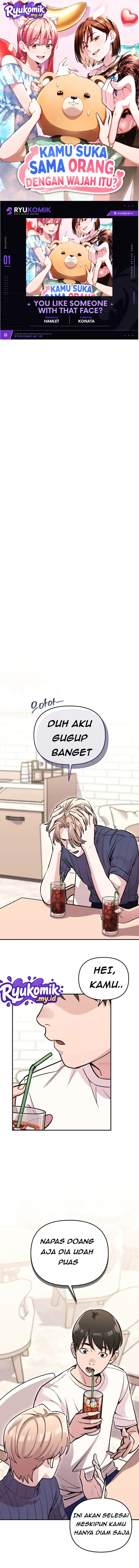 Halaman 1 dari You Like Someone With That Face? Chapter 1