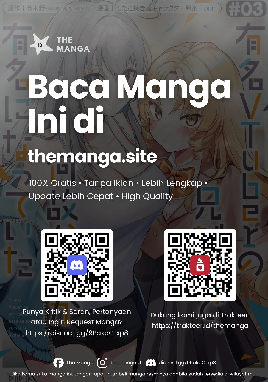 Yuumei VTuber no Ani Dakedo, Nazeka Ore ga Yuumei ni Natteita chapter 21 halaman 22